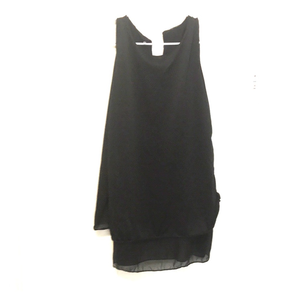 Black tank top